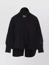 Max Mara Leonida Blouse With Asymmetric Hem And Balloon Sleeves In Black