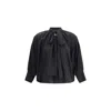 Max Mara Women Leonida Silk Blouse In Black
