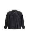 Max Mara Leonida Silk Blouse In Black