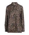 Max Mara Etna Long-sleeved Printed Shirt In Brown
