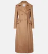 Max Mara Camel Colour Frock Coat In Nude