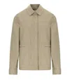Max Mara Lepre Beige Denim Effect Jacket In Brown