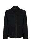Max Mara Lepre Jacket In Dark Denim In Denim Scuro