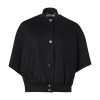 Max Mara Women Cashmere Cropped Sleeve Jacket In Black