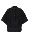 Max Mara Leticia Cape In Black