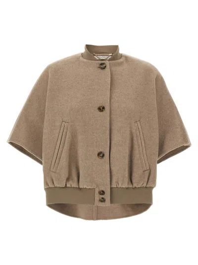 Max Mara Leticia Cape In Multi