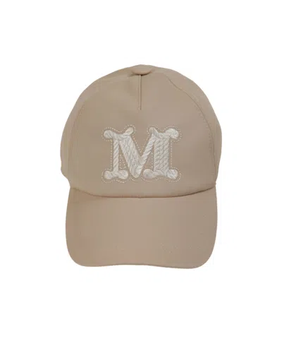 Max Mara Letter Sun Hat In Pattern