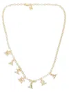 Max Mara Halskette Mit Schriftzug In White