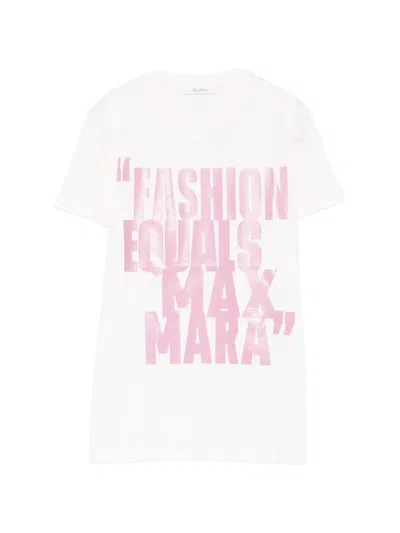 Max Mara Fashion T-shirt Graphic Design In Multi