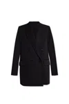 Max Mara Levico Double-breasted Blazer In Nero