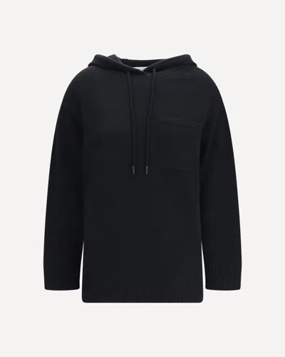 Max Mara Liana Sweater In Wool And Cashmere In Black