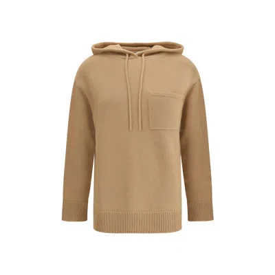Max Mara Liana Sweater In Wool And Cashmere In Brown