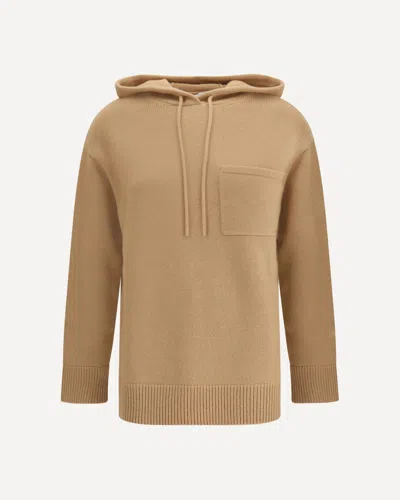 Max Mara Liana Sweater In Wool And Cashmere In Sand