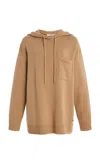 Max Mara Liana Wool-cashmere Sweater In Brown