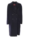 Max Mara Licenza Coat In Blue