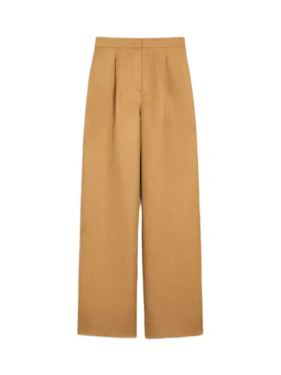 Max Mara Light And Airy Trouser For Women In Teal