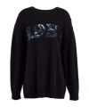 Max Mara Light And Thin Knitted Sweater In Blue