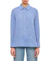Max Mara Light Blue Classic Shirt In Blue