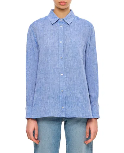 Max Mara Light Blue Classic Shirt