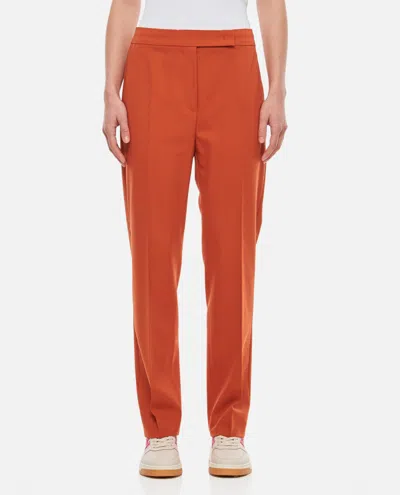 MAX MARA LIGHT BROWN CERISA WOOL TROUSER