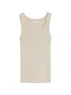 Max Mara Sleeveless Vest In Light Brown