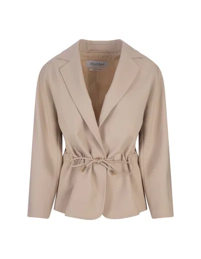 Max Mara Light Cacha Betulla Jacket In Cachà