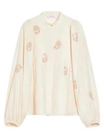 Max Mara Light Cotton Satin Shirt