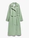 Max Mara Green Wool And Cashmere Jacket For Women In Light Green