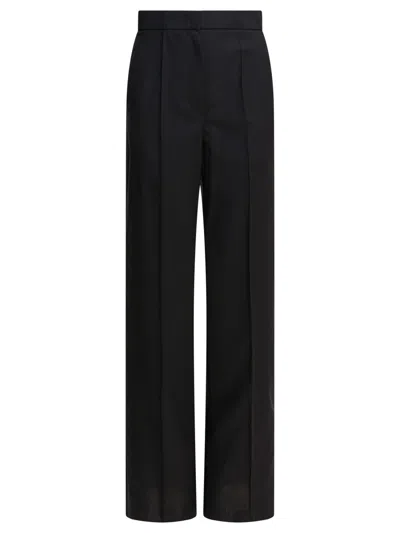 MAX MARA MAX MARA LIGHT WOOL STRAIGHT TROUSERS