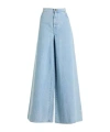 Max Mara Light-colored Loose Jeans In Blue