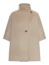 Max Mara Lightweight Cashmere Drap Cape In Multi
