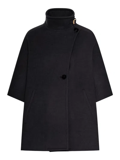 MAX MARA LIGHTWEIGHT CASHMERE DRAP CAPE