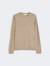 Max Mara Lightweight Cashmere Yarn Jumper In Neutral
