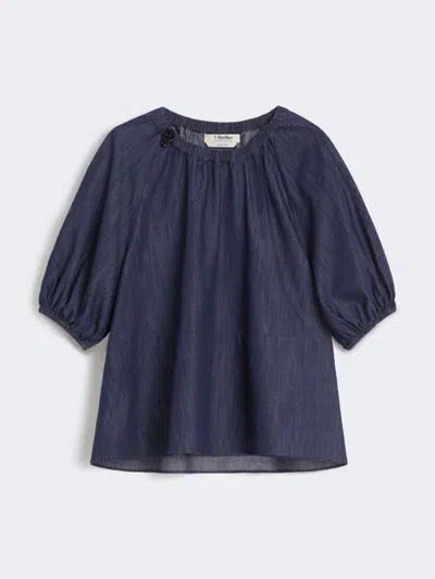 MAX MARA LIGHTWEIGHT DENIM BLOUSE