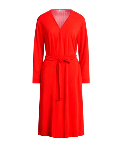 Max Mara Lightweight Knit Long-sleeve Cardigan In Red