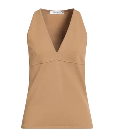 Max Mara Lightweight Knit Top In Brown