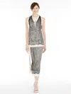 Max Mara Lightweight Satin Top In Black