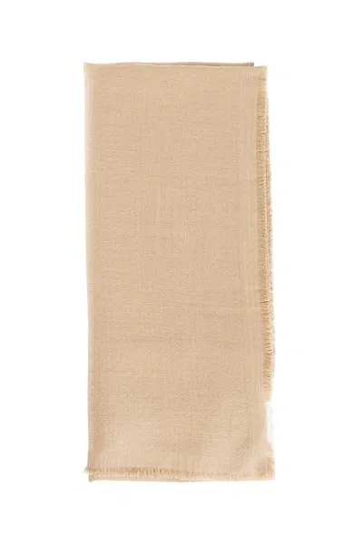 Max Mara Lightweight Scarves In Beige