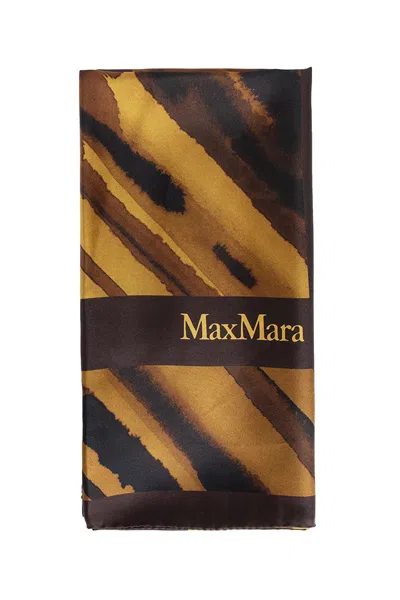 Max Mara Lightweight Scarves In Beige