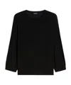 Max Mara Lightweight Wool Yarn Sweater In Black