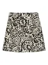 Max Mara Lignano Mini Skirt In 白色
