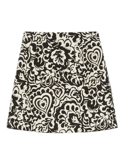 Max Mara Lignano Mini Skirt In 白色
