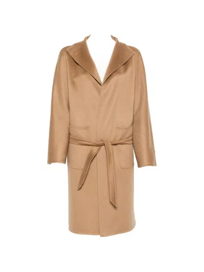 Max Mara Lilia Belted Coat In Multi