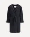 Max Mara Lilia Coat In Black