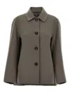 Max Mara Lily Overshirt In Brown