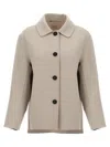 Max Mara 'lily' Overshirt In Neutral