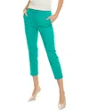 Max Mara Lince Slim Cotton Pants In Blue