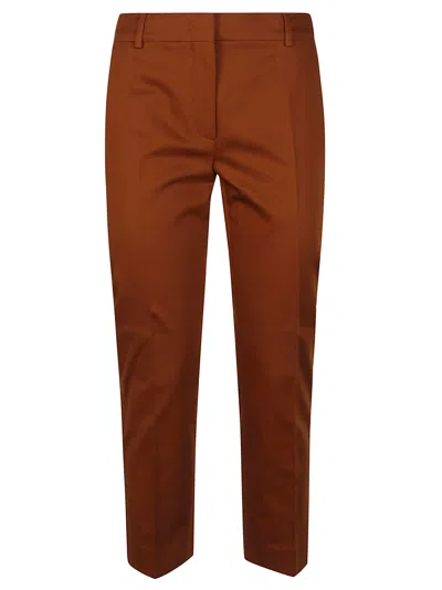 Max Mara Lince Pant In Cuoio Scuro