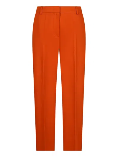 Max Mara Lince Straight-leg Trousers In Orange