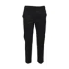 Max Mara Belt Loops Slacks In Black
